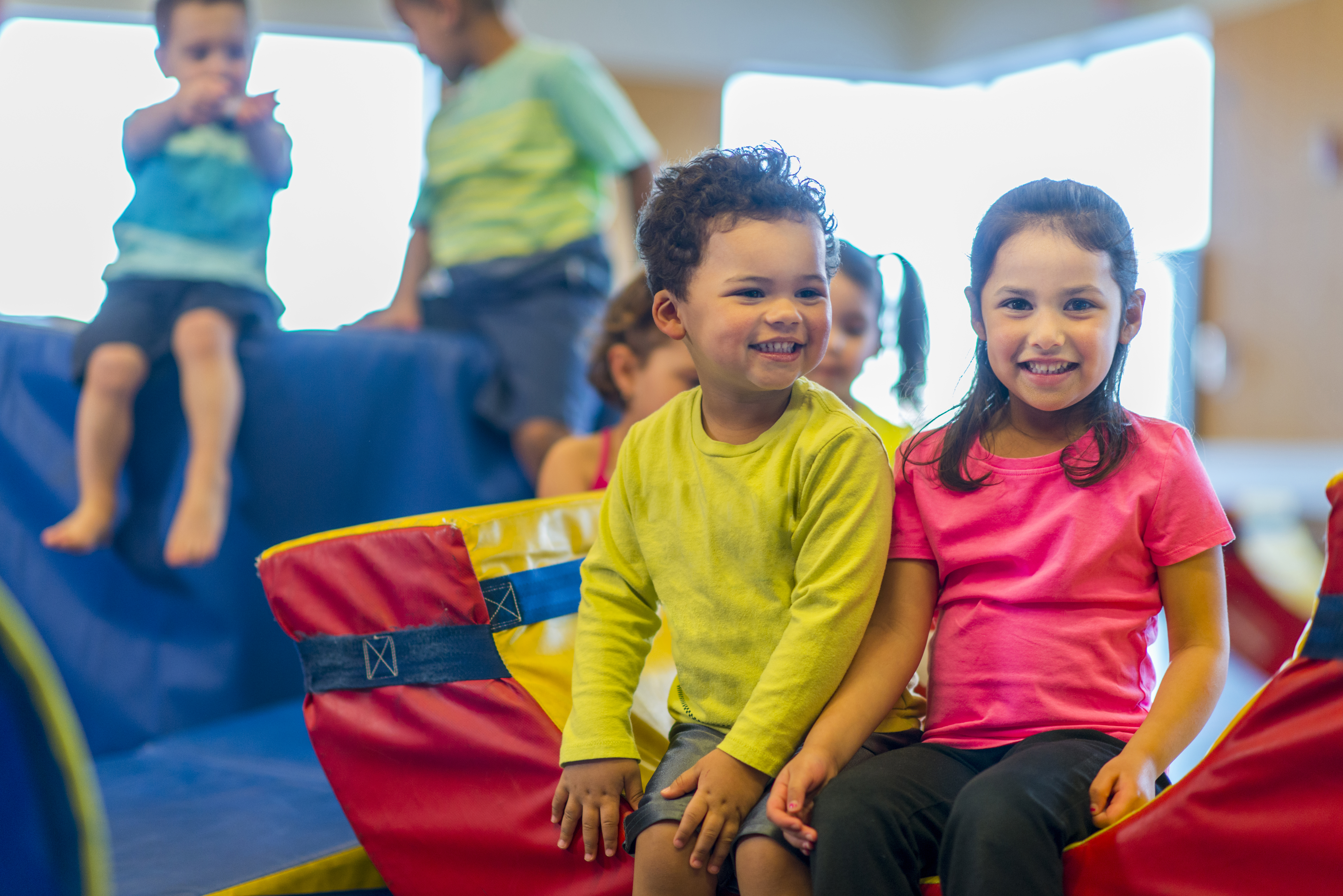 Toddlers Playing